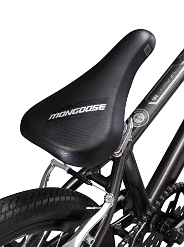 Mongoose Title Pro XXL BMX Race Bike 24-inch Wheels Lightweight Aluminum Frame Charcoal Black Pro XXL