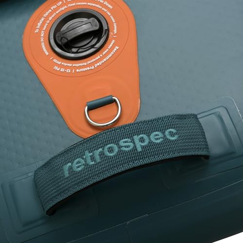 Retrospec Inflatable Stand Up Touring Paddle Board Deep Sea