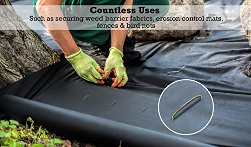 Sandbaggy 20,000-Count Rust-Free 6-Inch Galvanized Landscape Staples