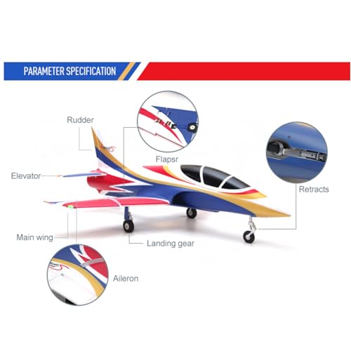 Fms 70mm Avanti V3 EDF RC Jet PNP Gold