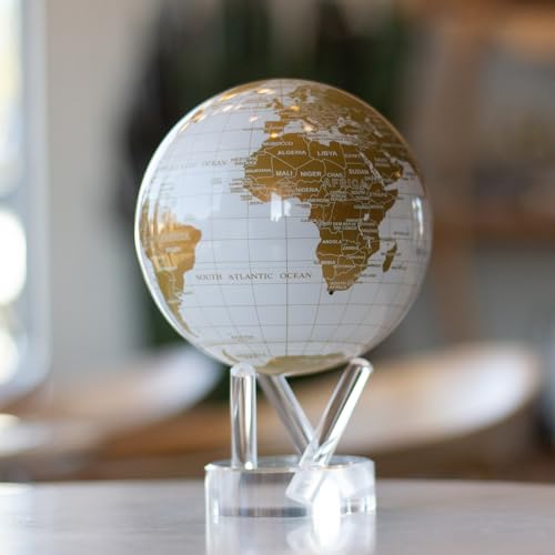 MOVA Globe Metallic White and Gold 6