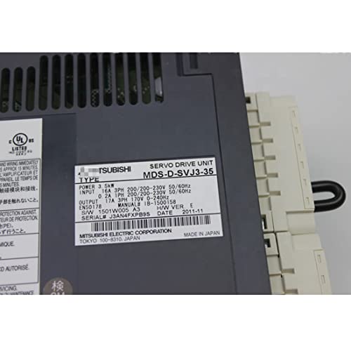 Lanlily 3.5KW Servo Drive Unit MDS-D-SVJ3-35 Black