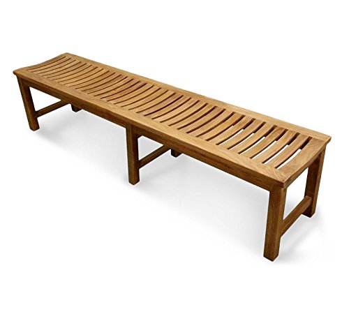 Douglas Nance Classic 6' Teak Backless Bench Teak