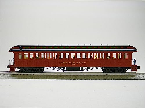 Generic Lionel Boston & Maine Railroad Wood Coach 2 Pack #2 O Gauge 2227100 Natural Color