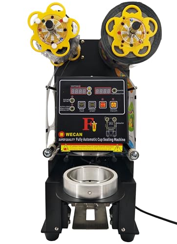 YJWHHYKK 98MM Paper Cup Sealing Machine Black