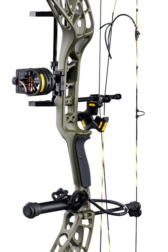 Bear Archery The Hunting Public Adapt 2 Ready to Hunt Compound Bow Package Right Hand Throwback Green