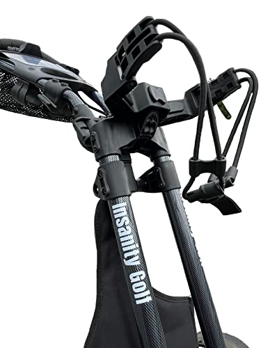 Insanity Golf Electric Golf Trolley with Remote Control, Aluminum Frame, Lithium-Ion Battery - Black