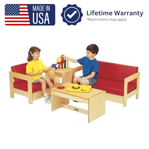 Jonti-Craft Couch Corner Red