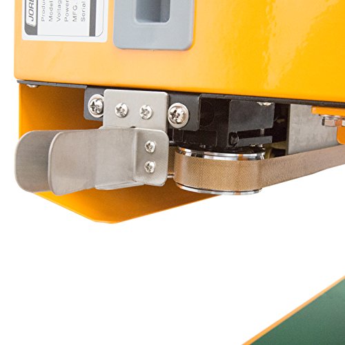 JORESTECH Continuous Plastic Bag Band Sealing Date Sealer Printer Machine Silver