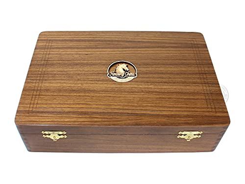 House of Chess Bud Rosewood/Boxwood Staunton Chess Pieces 4.5" Triple Weighted with Extra Queens