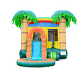 HERO KIDDO Tropical Breeze Bounce House Water Slide Inflatable Yellow Green