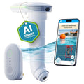 MYLO Smart AI Pool Alarm - Dual Camera - Underwater Drown Monitor System - White