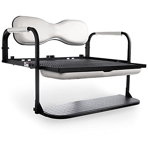 Golf Cart King MODZ® Flip4 Club Car Precedent Rear Seat Kit White