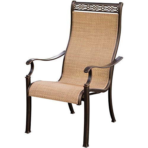 Hanover Monaco 5 Piece Outdoor Dining Set Tan