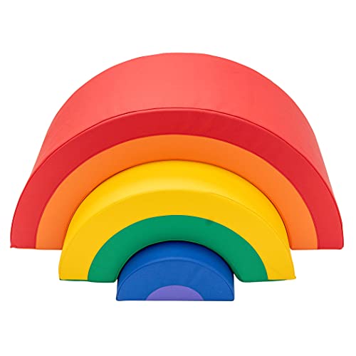 Children's Factory Rainbow Arch Climber Soft Playset Rainbow
