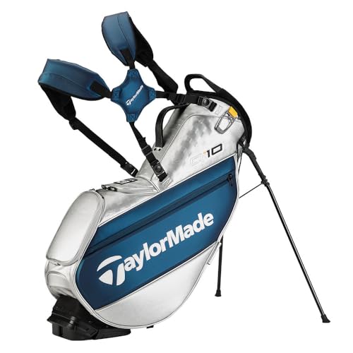 TaylorMade Golf ’24 Tour Stand Bag White Blue