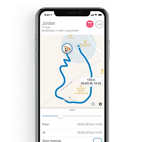 Tractive 3G GPS Dog Tracker Black