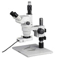 AmScope Professional Trinocular Stereo Zoom Microscope Chrome