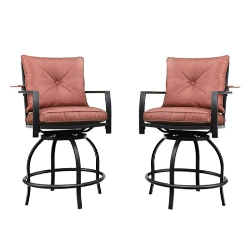 PatioFestival 11-Piece Outdoor Bistro Set Fabric Red