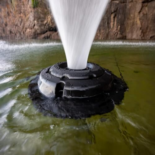Kasco VFX Series Aerating Pond Fountain 1/2HP 120V with 200ft Power Cord Black
