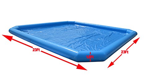 Banfluxion Inflatable Pool 276x276x22in with 800W Blowers Blue