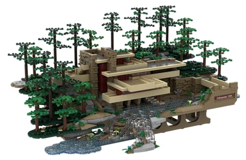 The Atom Brick Fallingwater Building Set