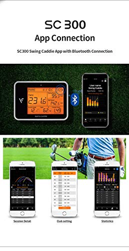 Voice Caddie SC300 Swing Caddie Portable Launch Monitor Black