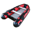Seamax Recreational 10.8 Feet Inflatable Boat with High Pressure Airmat Floor for 4 Passengers Red