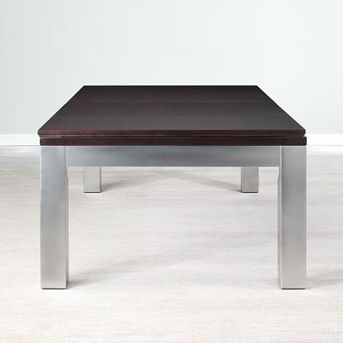 Playcraft Genoa 7' Slate Pool Table with Dining Top Walnut on Silver
