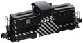 Bachmann GE 44-Ton Switcher Santa Fe O Scale Train Black & Silver