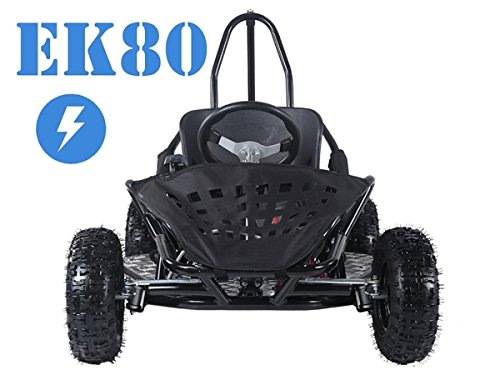 SmartDealsNow Electric Kids Go-Cart Black