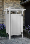 Zippity Outdoor Products ZP19009 Hampton Outdoor Shower Enclosure White