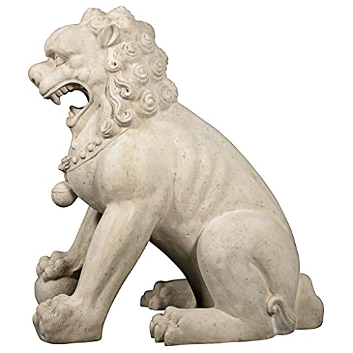 Design Toscano Male Foo Dog Antique Stone Finish