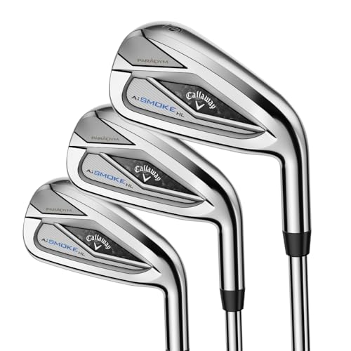 Callaway Paradym AI Smoke HL Iron Set Left Hand 4-PW,AW Graphite Light Chrome