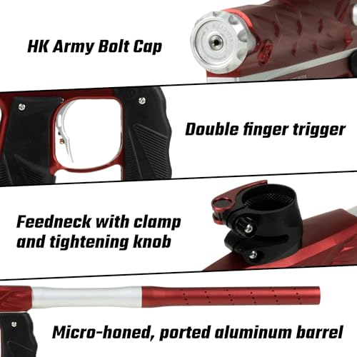 Generic HK Army Empire Mini GS Electronic Paintball Marker Red/Silver
