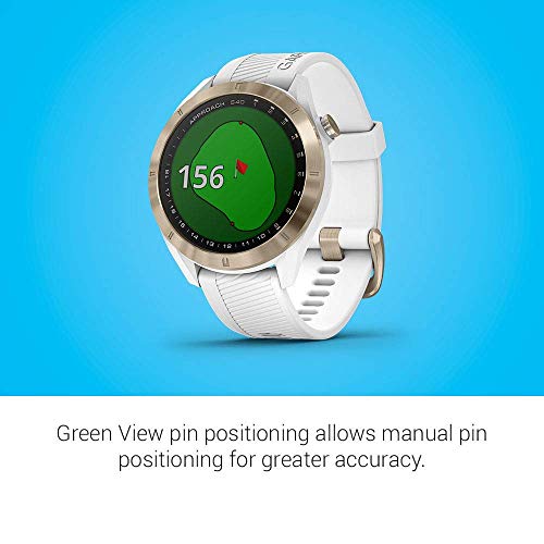 Garmin Approach S40 Golf Smartwatch Light Gold/White