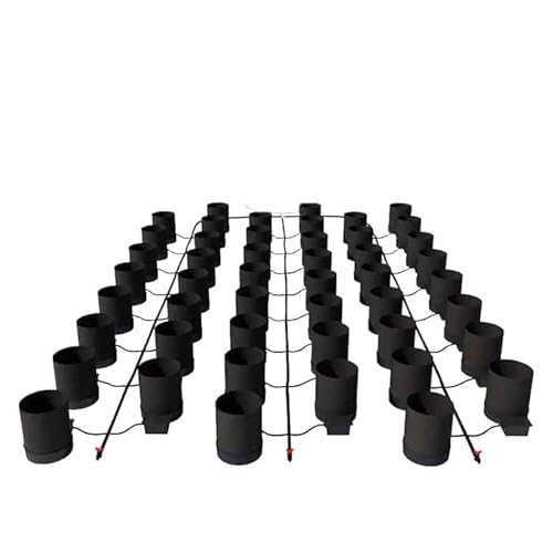 AutoPot 48 Pot GeoPot System with 3 Gallon Fabric Pots - Self-Watering Hydroponic System Black