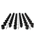 AutoPot 48 Pot GeoPot System with 5 Gallon Fabric Pots - Self-Watering Hydroponic System Black