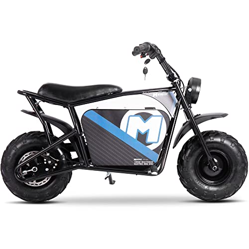 MotoTec 48v 1000w Electric Mini Bike Large Black