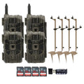 Stealth Cam 40MP Deceptor Max Cellular Trail Camera Bundle with Adjustable Mounts and Accessories