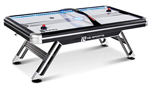 MD Sports 7.5' Titan Air Powered Hockey Overhead Score Table White/Black