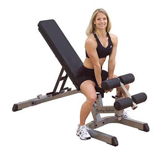 Body-Solid GFID71 Adjustable Weight Bench Gray