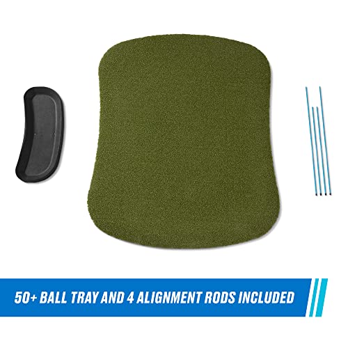 Fiberbuilt Golf Hourglass Hitting Mat Green