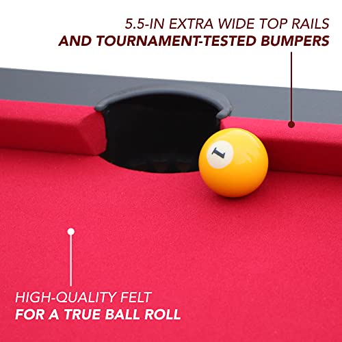 Hathaway Jupiter 7-ft Pool Table Black