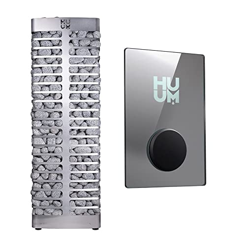 HUUM Steel 9.0 kW Sauna Heater with UKU WiFi Control (Mirror) - WIFI Mirror