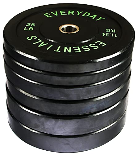 Signature Fitness BalanceFrom Olympic Bumper Plate Black