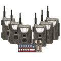 Stealth Cam Flashback 40MP White Flash Cellular Trail Camera 6-Pack with 32GB Memory Cards