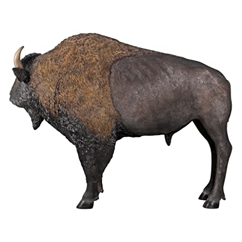 Design Toscano Large Scale Buffalo of The Great Plains Statue Full Color