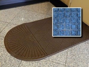 FloorGuard Heavy Duty All Purpose Entrance Mat Diamond 6' x 19' Blue