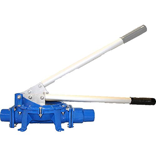 Guzzler Aluminum Hand Pump 2600 Style 2 Inch Ends Blue